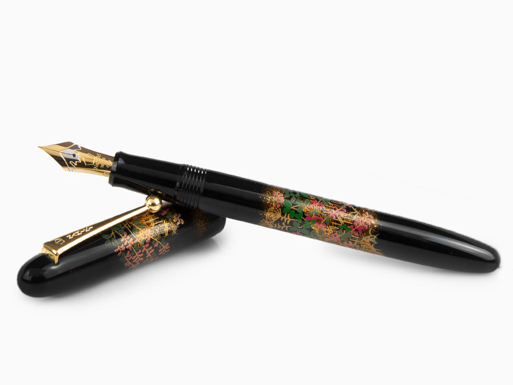 Stylo Plume Namiki Yukari Flower Fence, Laque Urushi, FN-10M-HA