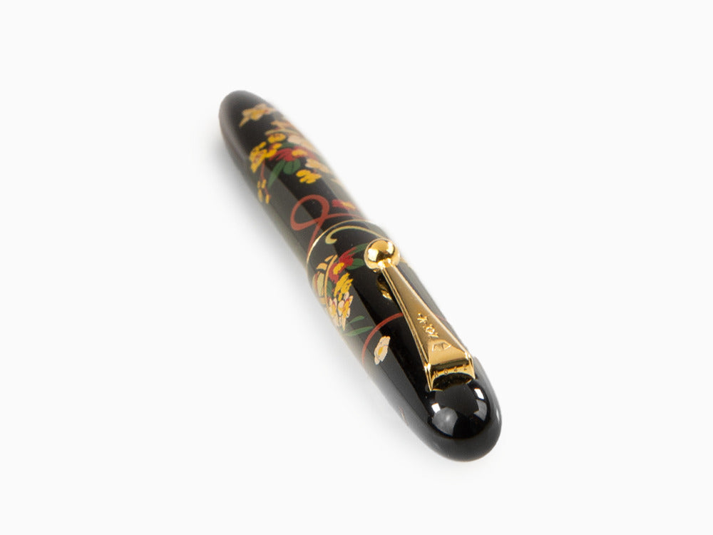 Stylo Plume Namiki Nippon Art Flower Basket, Attributs or, FN-5M-HA