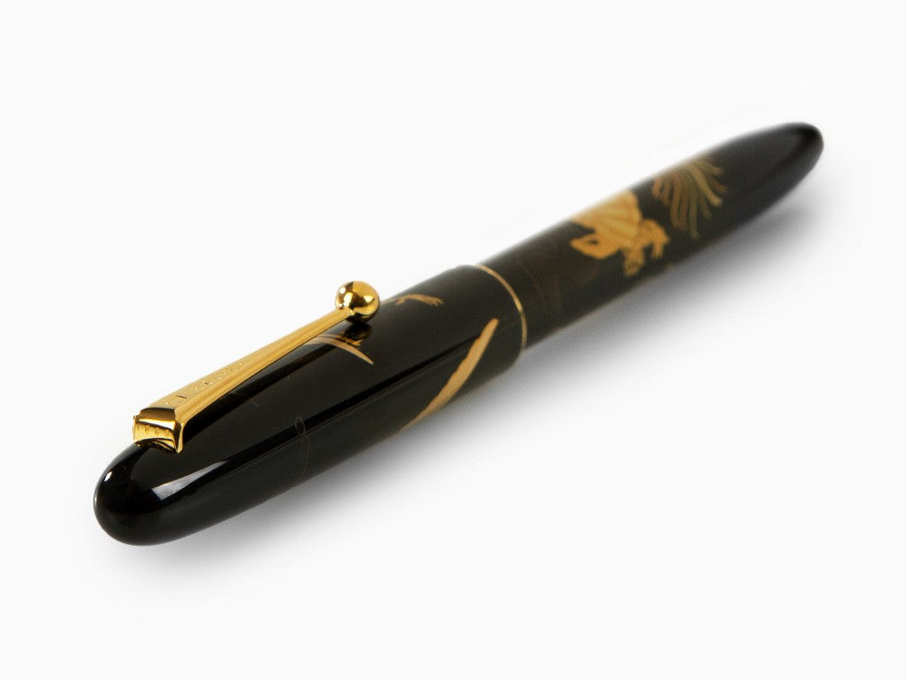 Stylo Plume Namiki Nippon Art Crane and Turtle, Laque Urushi, FN-5M-TK