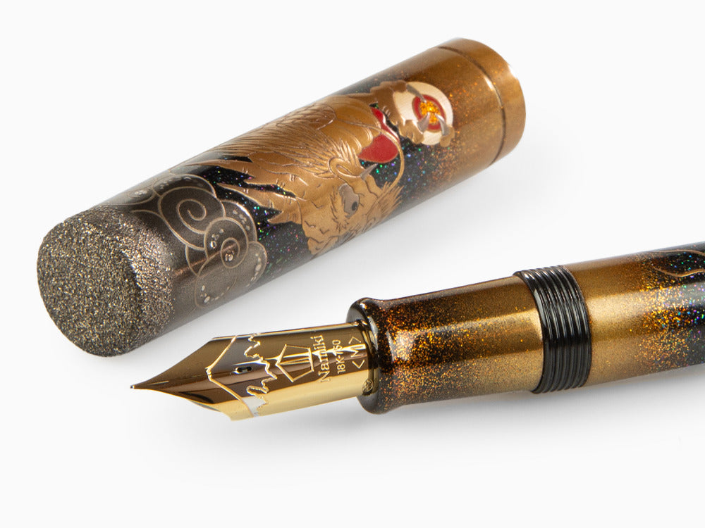 Stylo Plume Namiki Emperor Dragon, Laque Urushi, Noir, FNFV-80M-R