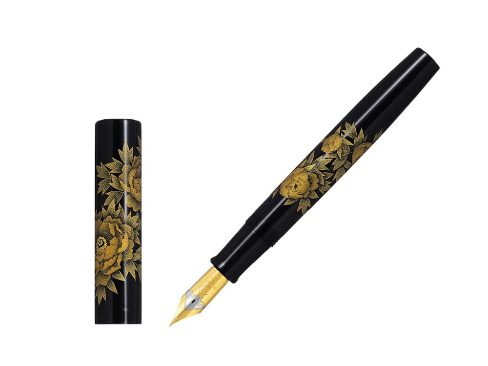 Stylo Plume Namiki Chinkin Peony, Urushi, Or, Chinkin, FNFVC-70M-BN