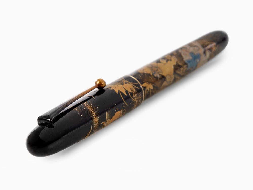 Stylo Plume Namiki Yukari Royale Lioness and cubs, Laque Urushi, Or