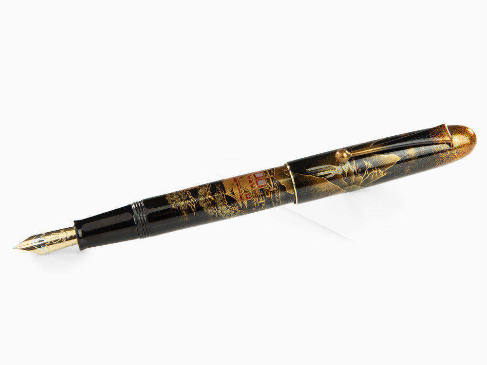 Stylo Plume Namiki Yukari Royale Night Scene, Urushi, Togidashi Maki-e
