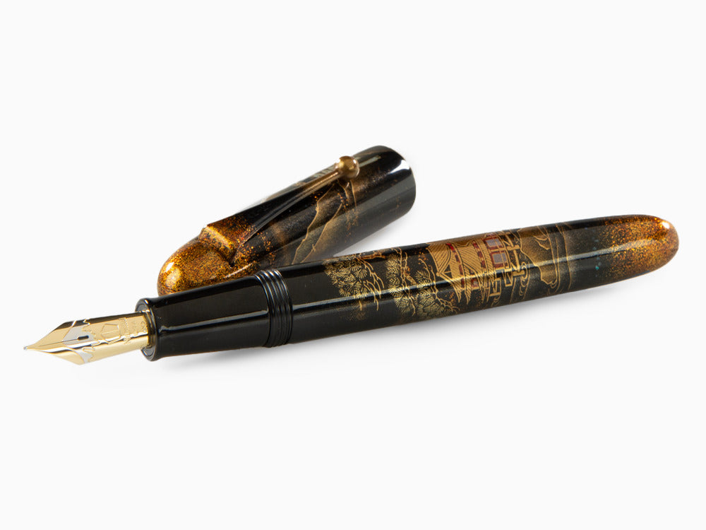 Stylo Plume Namiki Yukari Royale Night Scene, Urushi, Togidashi Maki-e
