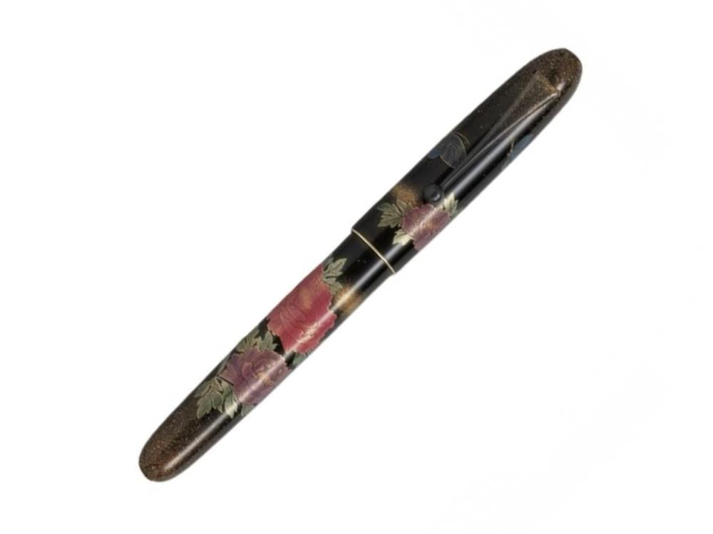 Stylo Plume Namiki Yukari Royale  Peony & Butterfly, Togidashi Maki-e