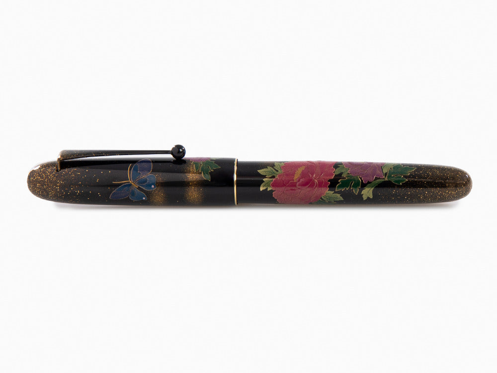 Stylo Plume Namiki Yukari Royale  Peony & Butterfly, Togidashi Maki-e