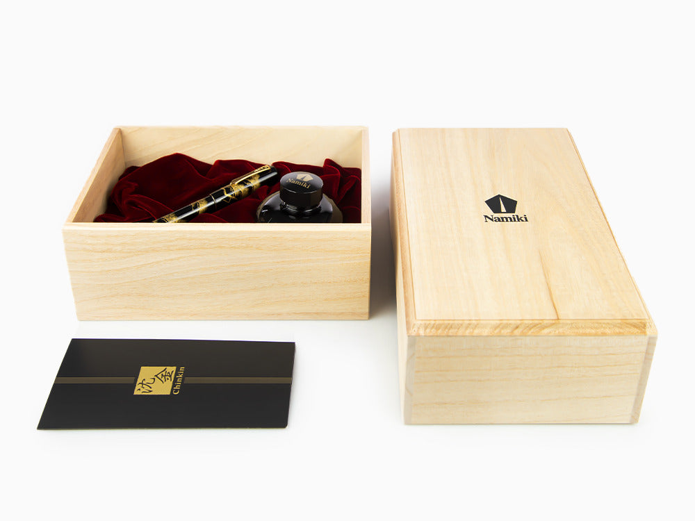 Stylo Plume Namiki Chinkin Pine Tree, Maki-e, Attributs or, FNVC-10M-MT
