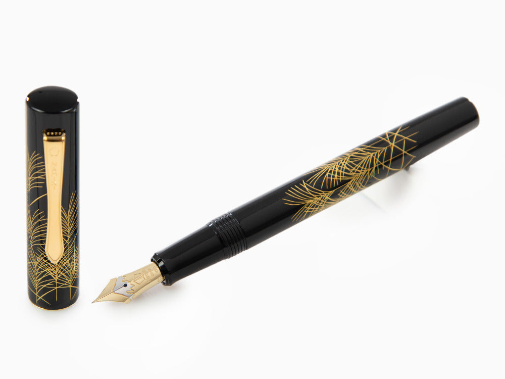 Stylo Plume Namiki Chinkin Silver Grass (Susuki), Maki-e, FNVC-10M-SU