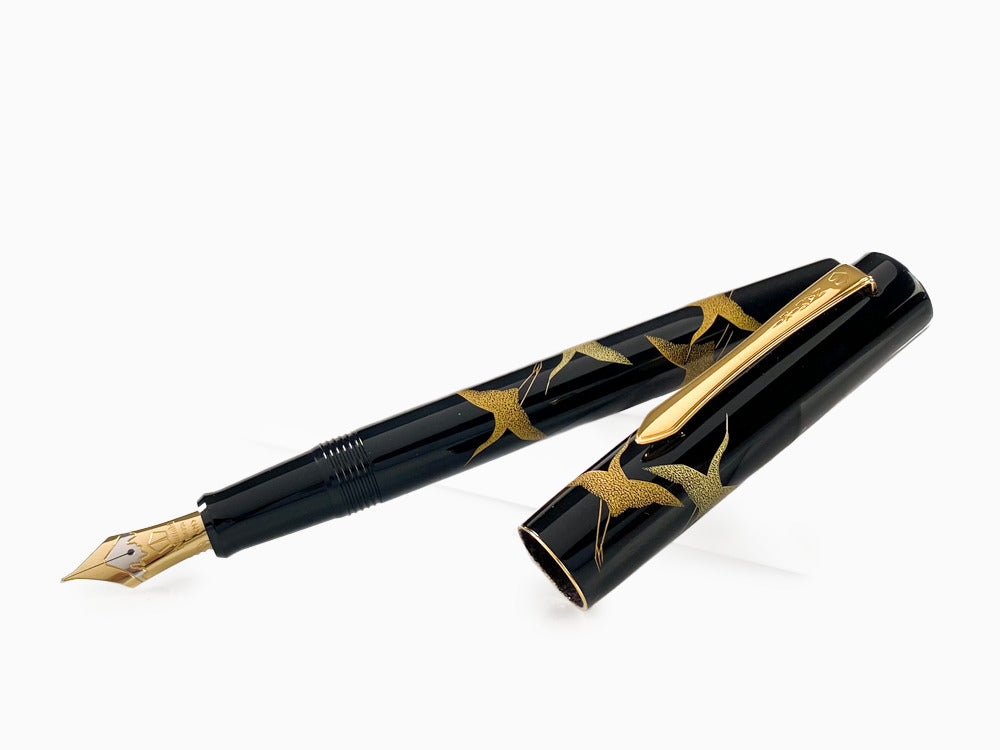 Stylo Plume Namiki Chinkin Crane, Laque Urushi, FNVC-10M-T