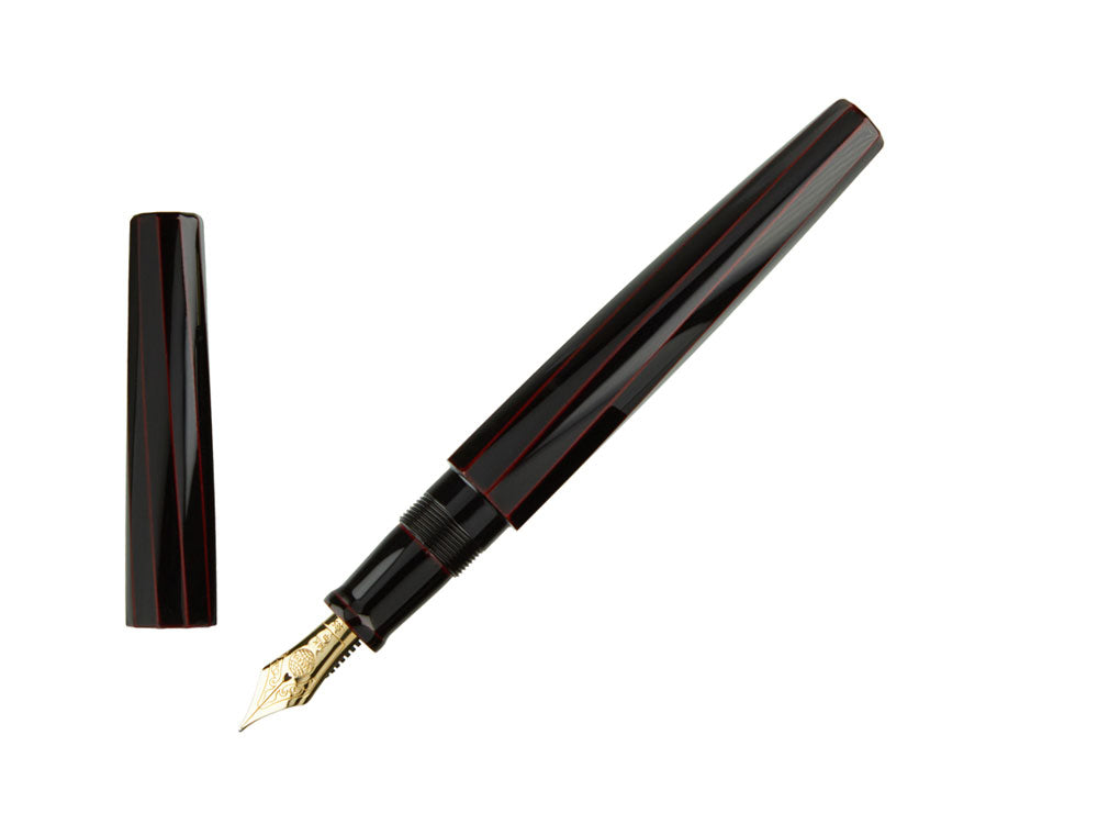Stylo Plume Nakaya Cigar Kuro-Tamenuri, Decapod (TW), Laque urushi