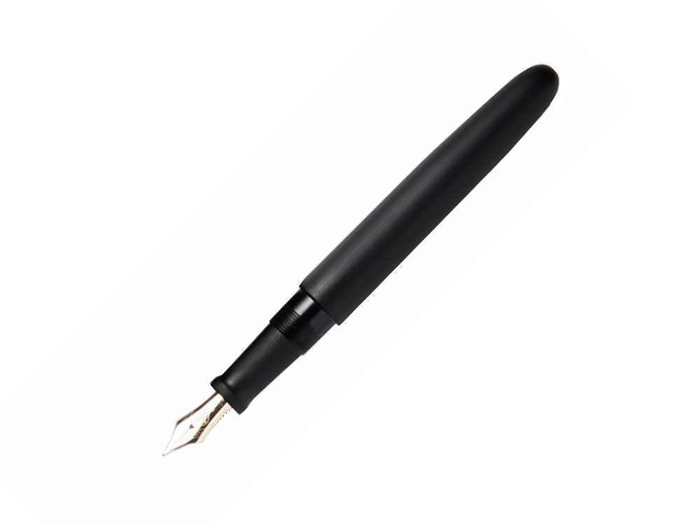 Stylo Plume Nakaya Cigar Long, Black Hairline, Ebonite