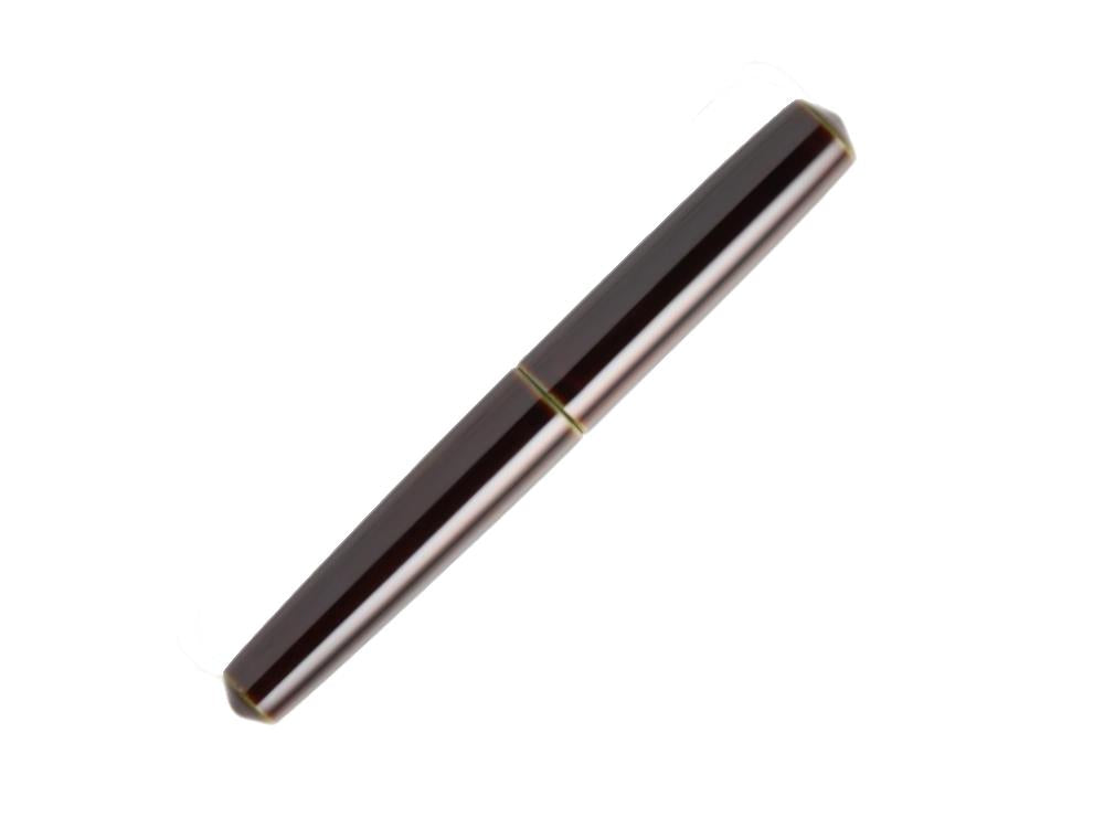 Stylo Plume Nakaya Cigar Piccolo, Heki-Tamenuri, Or 14k rodhium