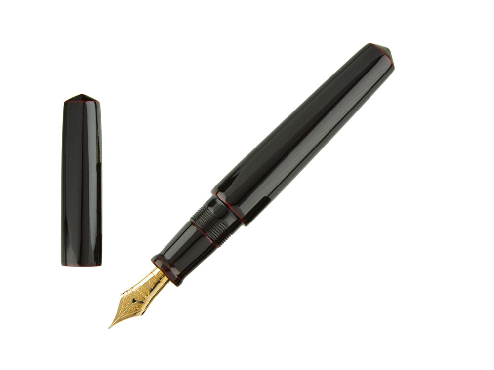 Stylo Plume Nakaya Cigar Piccolo, Kuro-Tamenuri, Urushi, Plume Élastique