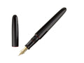 Stylo Plume Nakaya Cigar Portable, Kuro-Tamenuri, Plume Élastique