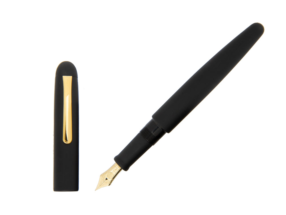Stylo Plume Nakaya Writer Black Hairline, Long, Ebonite