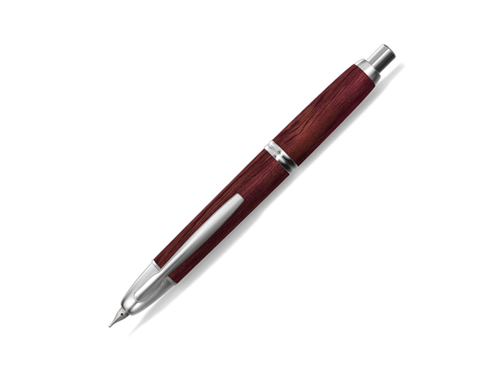 Stylo Plume Pilot Capless Wooden, Bois de bouleau, Rouge, FC-2500RR-R