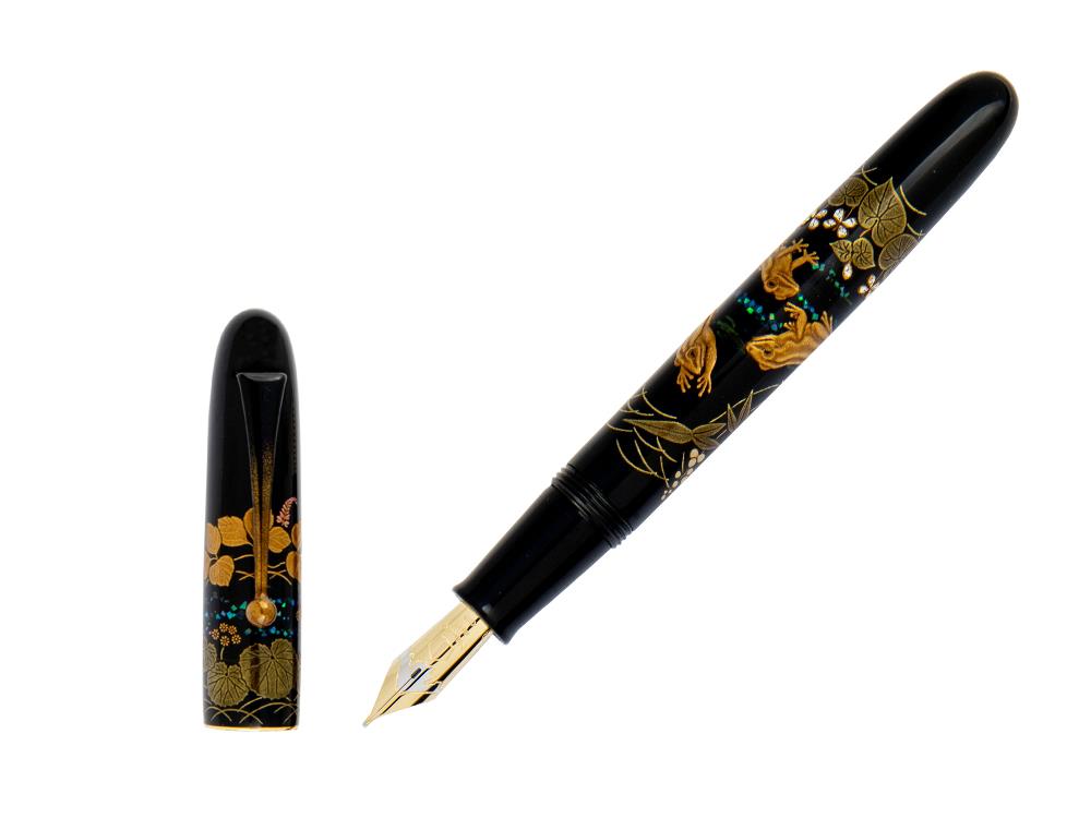 Stylo Plume Namiki Yukari Royale Frog, Laque Urushi, Or, Taka Maki-e