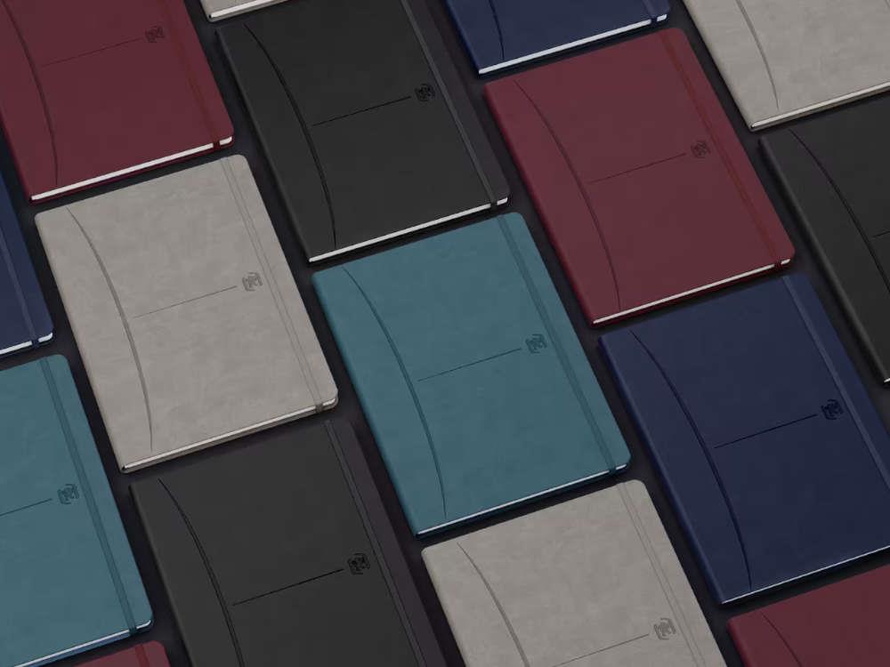 Carnet Oxford Signature A5 Gris, 400163610-GRIS