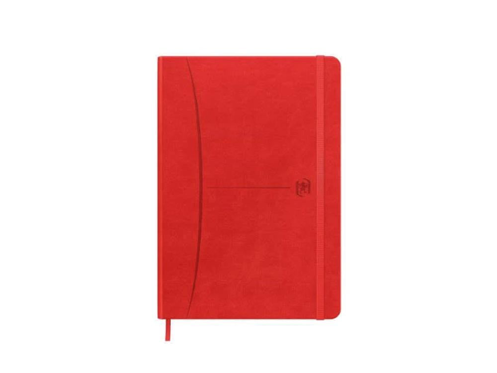 Carnet ligné Oxford Signature, A5, Rouge, 400163613-ROJO