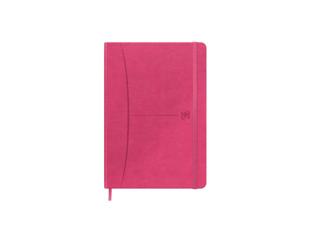 Carnet Blanc Oxford Signature A5 Fuchsia, 400163615-FUCSIA