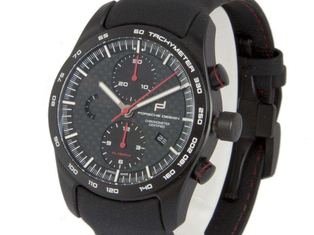 Montre Automatique Porsche Design Chronotimer Flyback Series 1, Noir, COSC