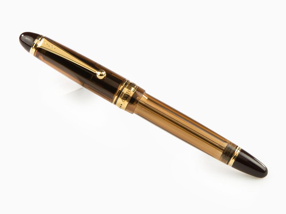 Stylo Plume Pilot Custom 823 Ambre, Résine, Attributs or,60556