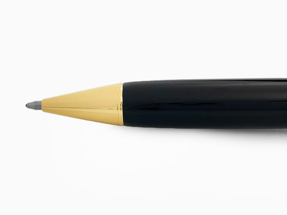 Stylo bille Pilot Custom Urushi, Ebonite, Plaqué or, Noir, BKV-45R-B
