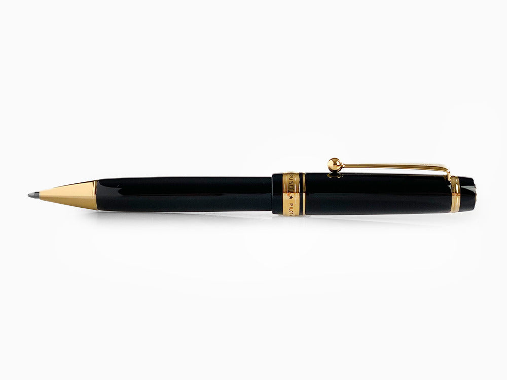 Stylo bille Pilot Custom Urushi, Ebonite, Plaqué or, Noir, BKV-45R-B
