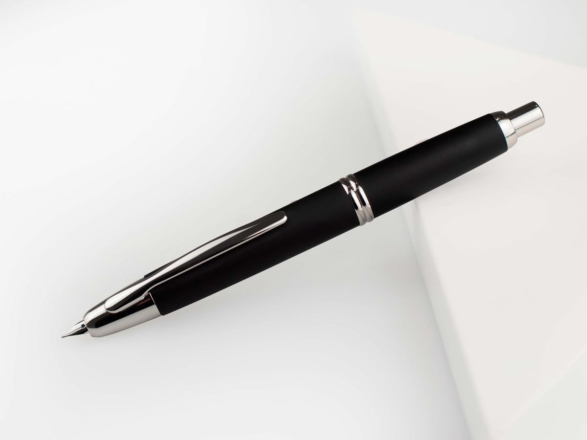 Stylo Plume Pilot Capless Matte, Attributs rhodium, Noir, FC-18000RRR-B