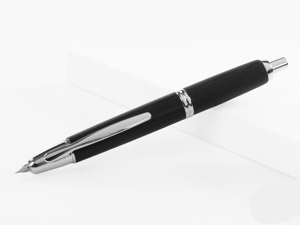 Stylo Plume Pilot Capless Wooden, Bois de bouleau, Noir, FC-2500RR-B