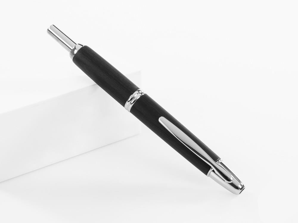 Stylo Plume Pilot Capless Wooden, Bois de bouleau, Noir, FC-2500RR-B