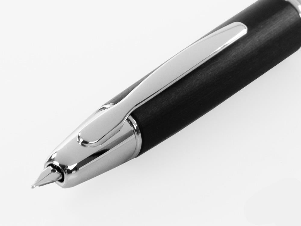 Stylo Plume Pilot Capless Wooden, Bois de bouleau, Noir, FC-2500RR-B