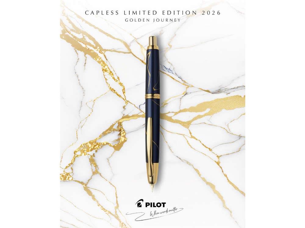 Stylo Plume Pilot Capless Golden Journey 2026 Edition Limitée