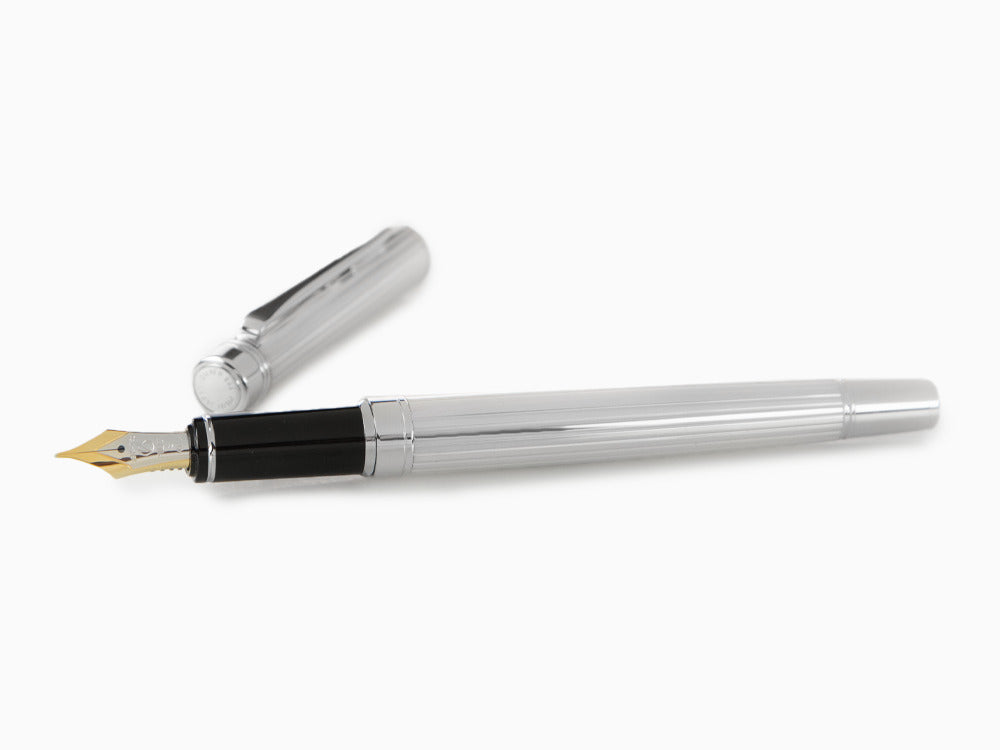 Stylo Plume Pilot Grance Stripe, Attributs rhodium, Argent, FGNZ-35SS-GS