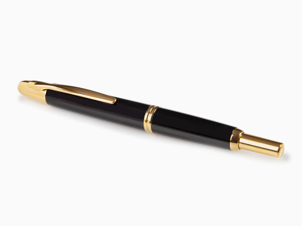 Stylo Plume Pilot Capless Noir, Or, FK-1500-AU-BLACK