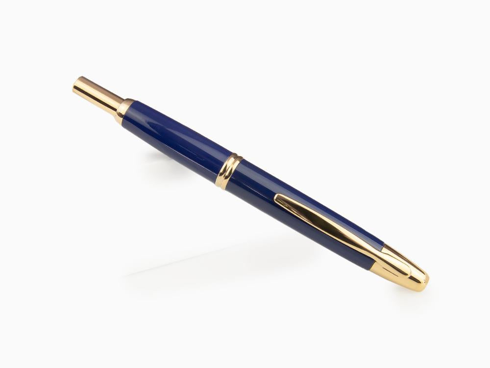 Stylo Plume Pilot Capless, Laque, Bleu, Or, FK-1500-AU-BLUE