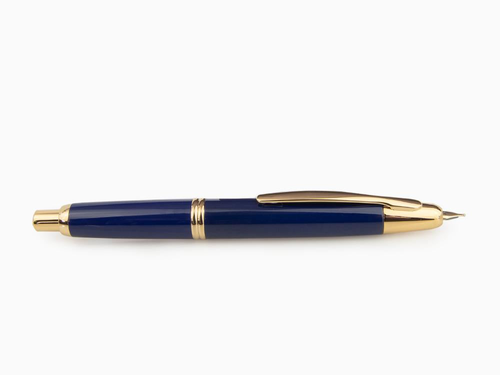 Stylo Plume Pilot Capless, Laque, Bleu, Or, FK-1500-AU-BLUE