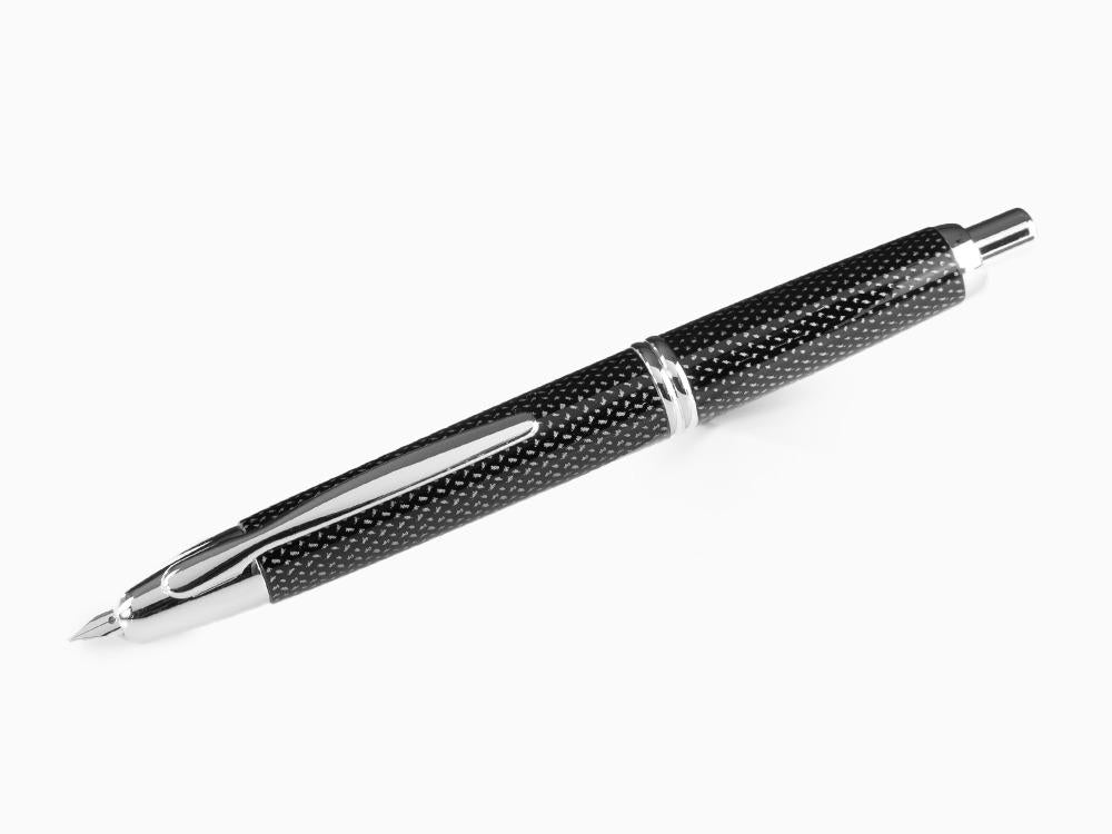 Stylo Plume Pilot Rétractable Carbonesque Black, "Capless"