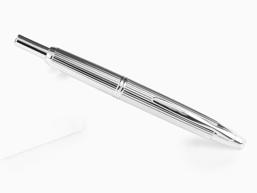 Stylo Plume Pilot Capless Stripes, Métal, Attributs rhodium, Argent