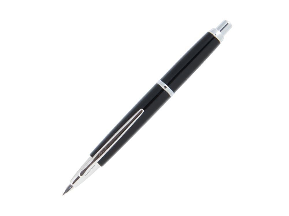 Stylo Plume Pilot Capless Decimo, Laque, Noir, FK-1500D-RH-BLACK