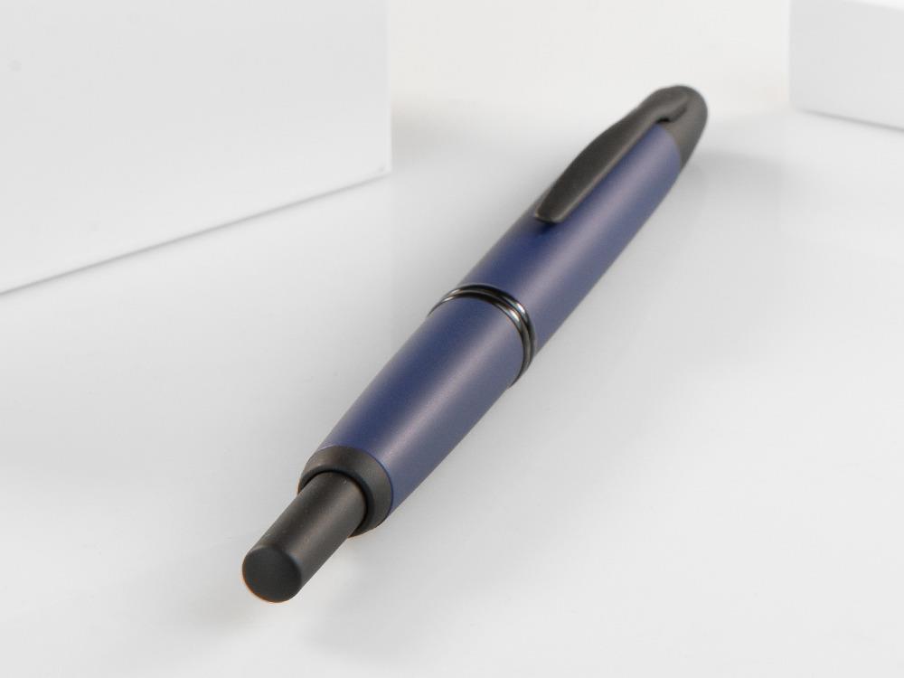 Stylo Plume Pilot Capless Blue Matte, Laque, Bronze à canon, Bleu