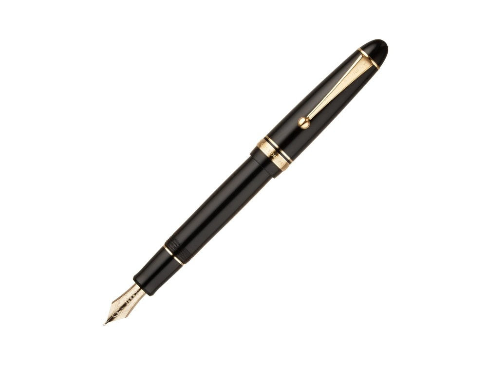Stylo Plume Pilot Custom 742, Plaqué or, Noir, FKK-2000RB