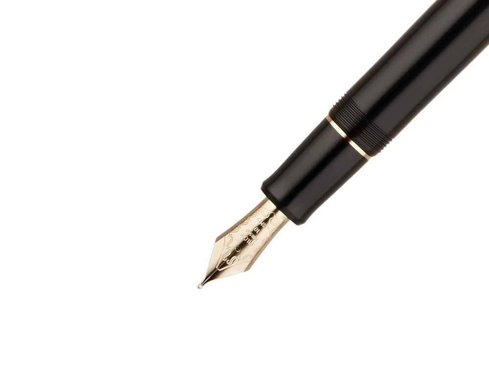 Stylo Plume Pilot Custom 742, Plaqué or, Noir, FKK-2000RB
