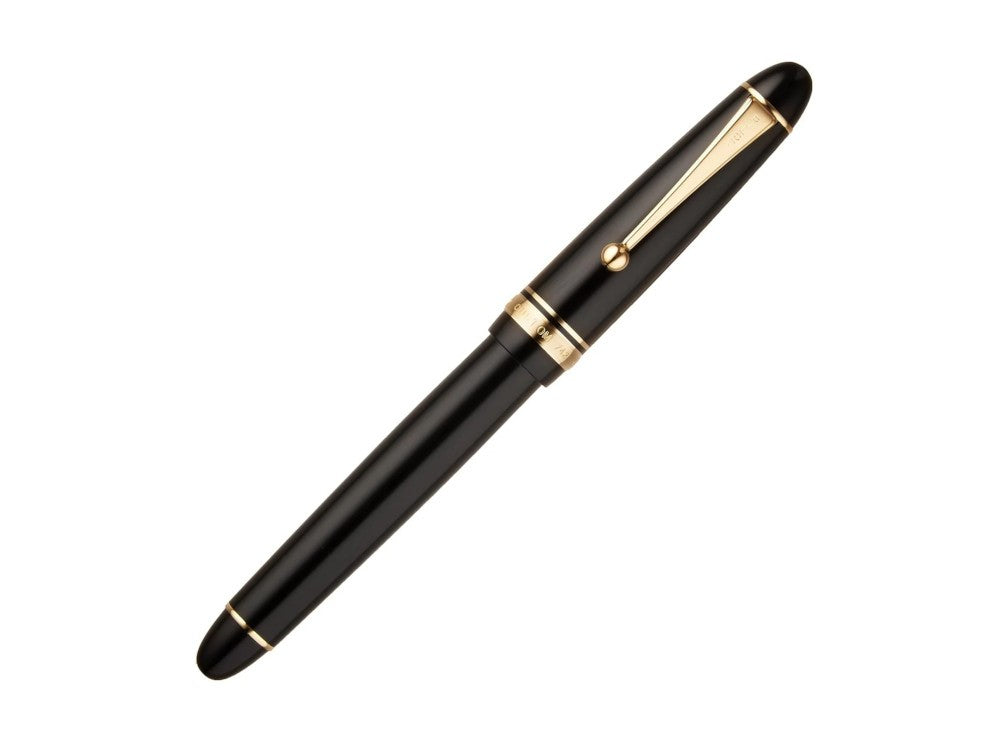 Stylo Plume Pilot Custom 742, Plaqué or, Noir, FKK-2000RB