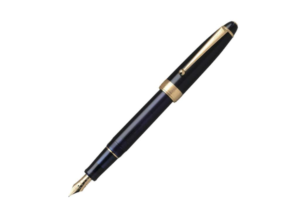 Stylo Plume Pilot Custom NS Mystery Blue, Plaqué or, FKNS-1-L