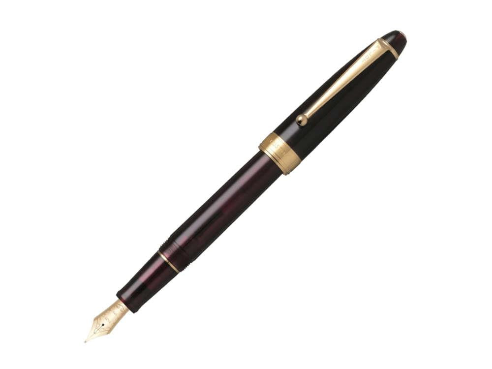 Stylo Plume Pilot Custom NS Ruby Red, Plaqué or, FKNS-1-R