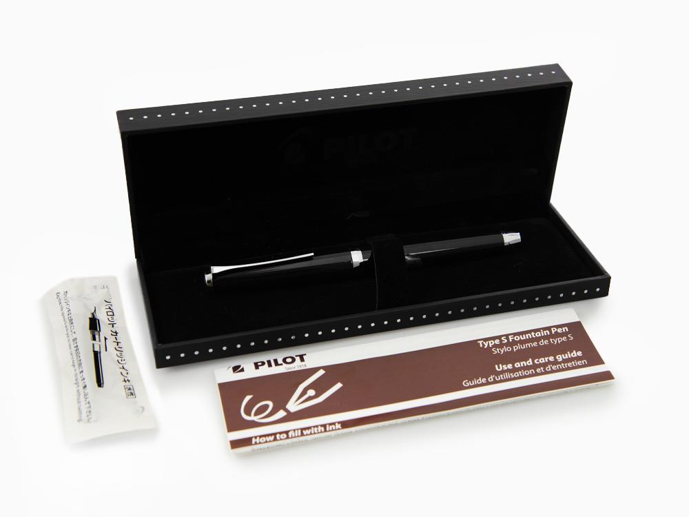 Stylo Plume Pilot Falcon, Noir, Plume Flexible, Falcon-Black