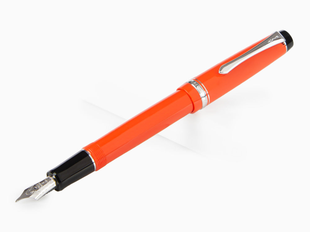 Stylo Plume Pilot Custom Heritage 91, Résine, Chrome, Orange, NH91R