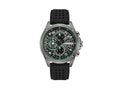 Montre à Quartz Police Cipher, PVD Gun Metal, 45 mm, Vert, PEFGO0000101