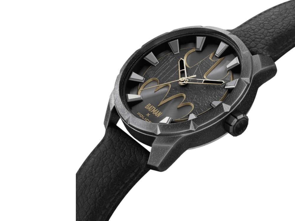 Montre à Quartz Police Batman The Bat, 45 mm, Noir, PEWGA0075501